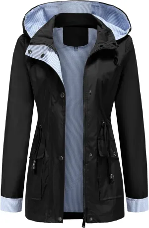 Shacket Jacket Women Fashion Hood Windbreaker Winter Jackets For Women Cotton-padded Coats Button Slim Jacket