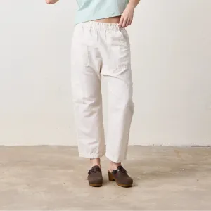 Shailey Paperbag Pant | Ivory