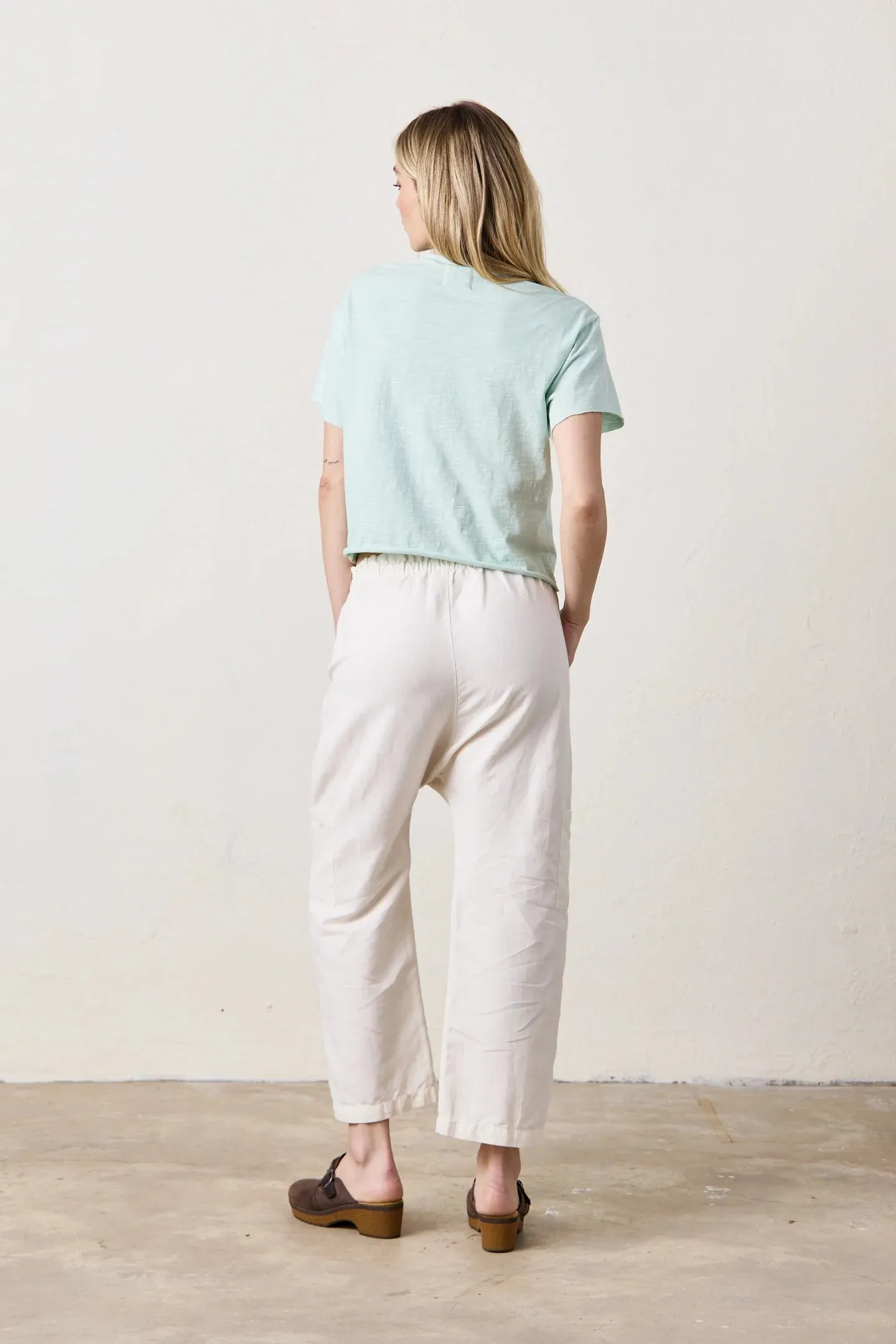 Shailey Paperbag Pant | Ivory