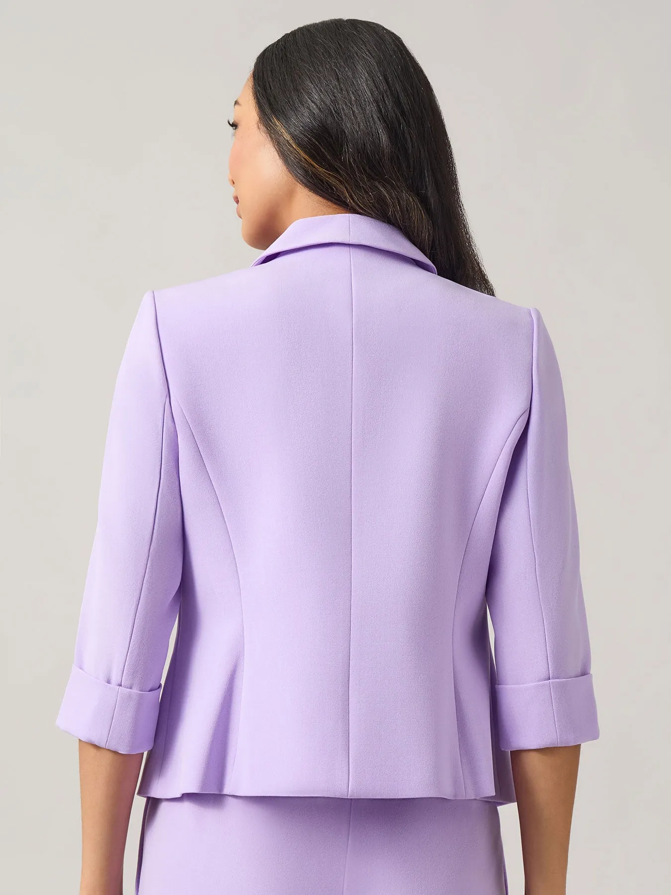 Shawl Collar Jacket, Iconic Stretch Crepe