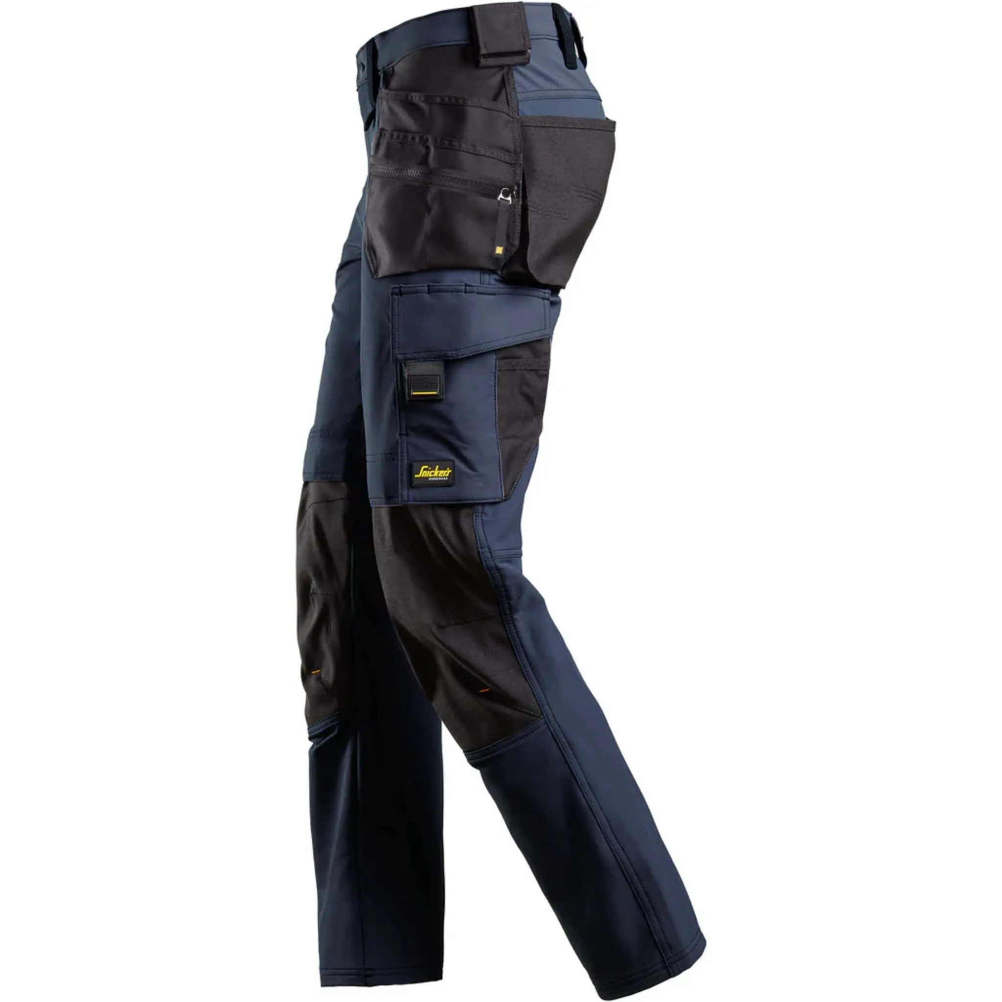 Snickers 6271 Men's Work Pants AllroundWork 4-Way Stretch Fabric with Holster Pockets, CORDURA® Reinforcements, KneeGuard®, Sizes 30-40