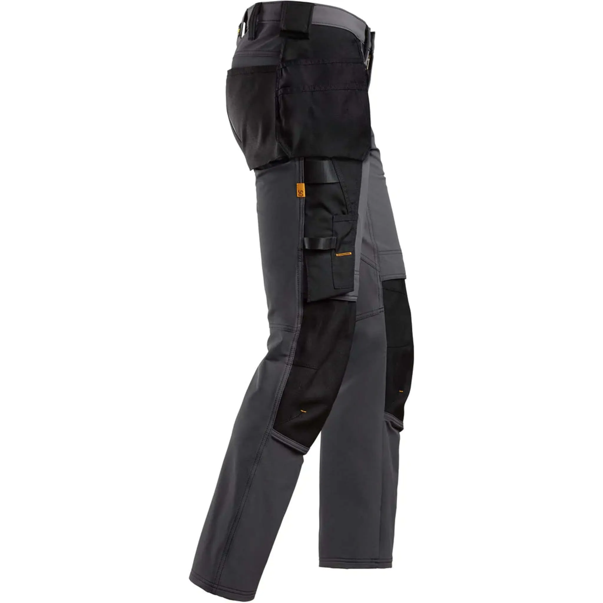 Snickers 6271 Men's Work Pants AllroundWork 4-Way Stretch Fabric with Holster Pockets, CORDURA® Reinforcements, KneeGuard®, Sizes 30-40