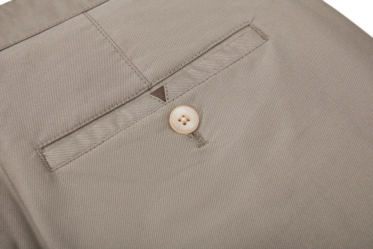 Soft Cotton Rich Stretch Casual Pants in Extra Slim Fit