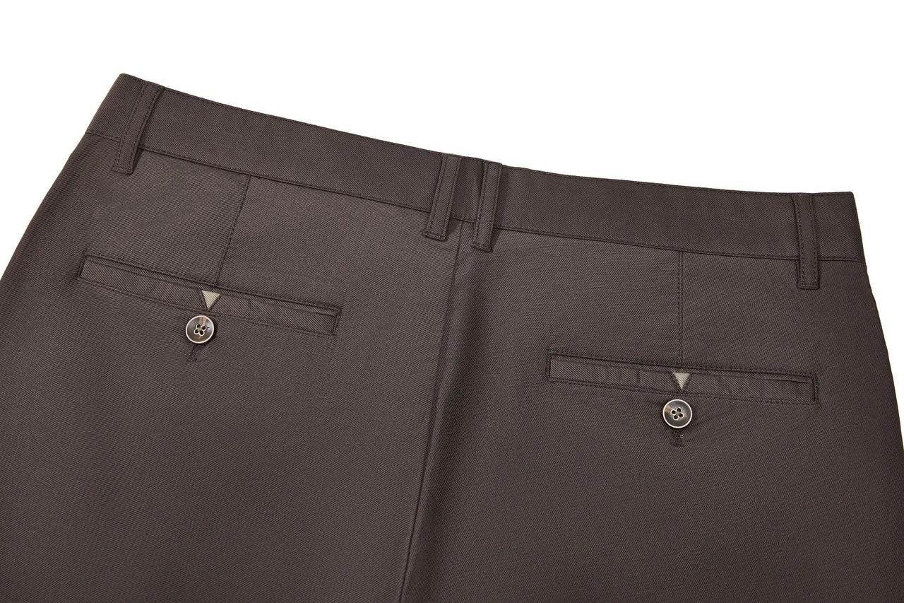 Soft Cotton Rich Stretch Casual Pants in Extra Slim Fit