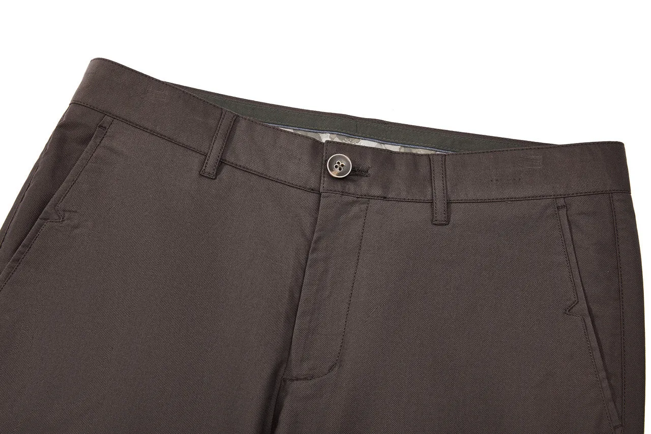 Soft Cotton Rich Stretch Casual Pants in Extra Slim Fit