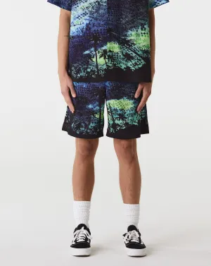 Space Palm Mesh Shorts