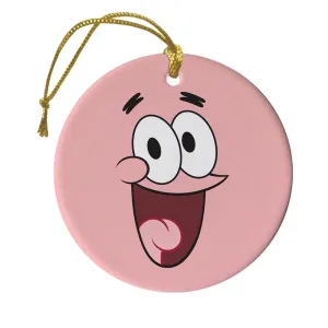 SpongeBob Patrick Round Christmas Ornament