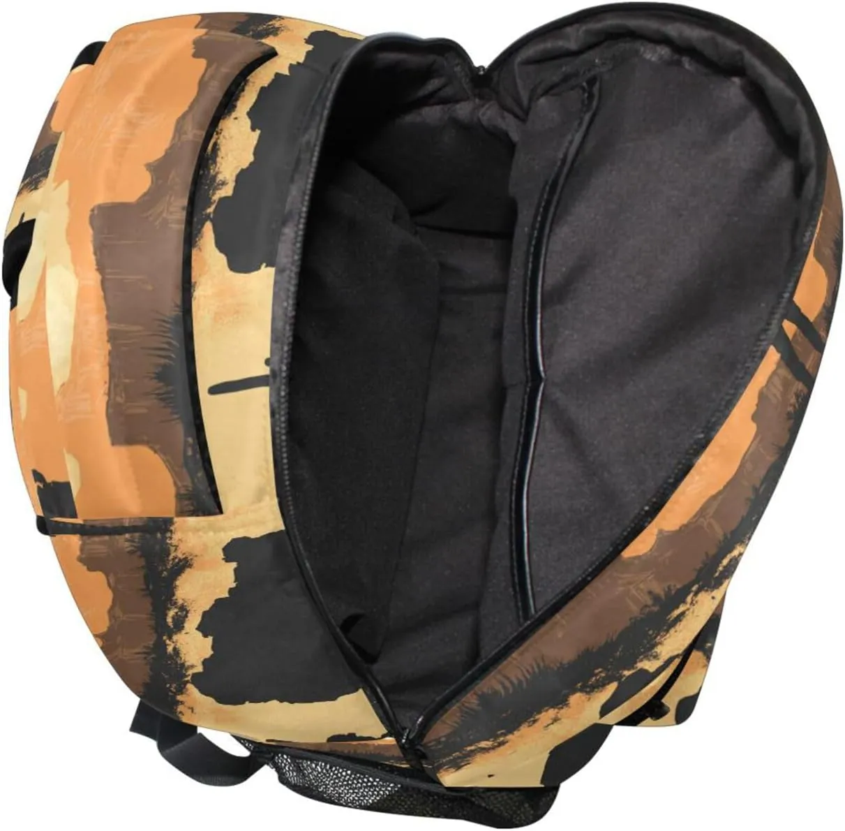 Sport Backpack for Men and Women Fashion Sports Backpack with Chest Strap for Travel Trip Western Cowboy Boho Cactus Boots Deep Canyons