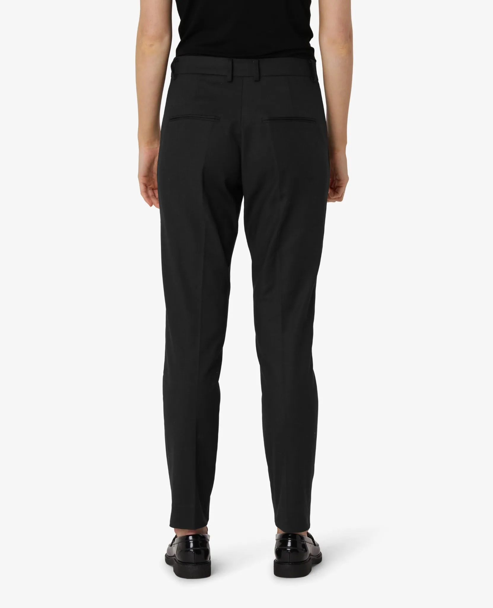 STRETCH COTTON TROUSERS