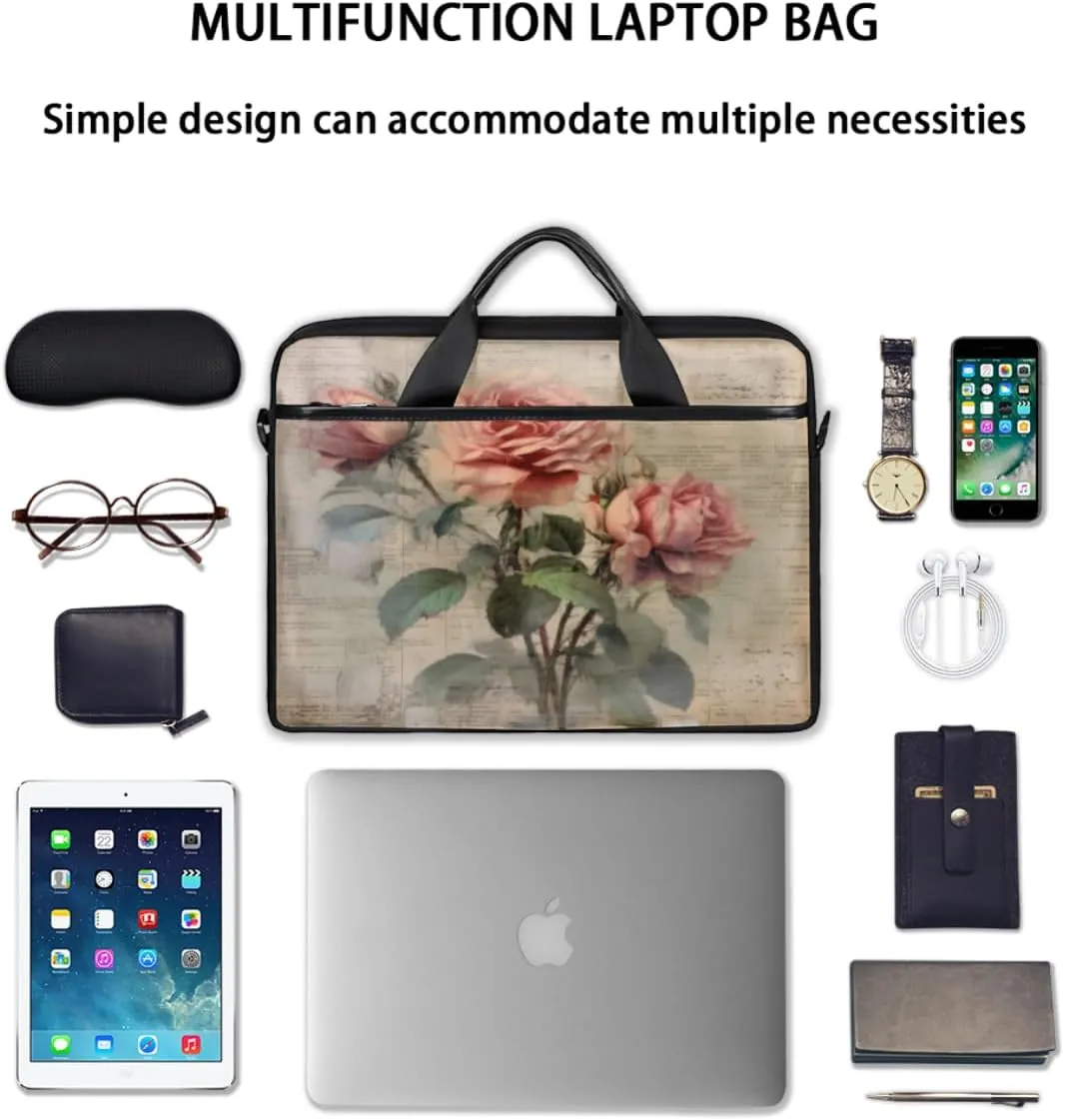 Summer Fun Style Laptop Shoulder Bag for Tablet Computer Notebook Sleeve Messenger Carrying Case Briefcase Tote