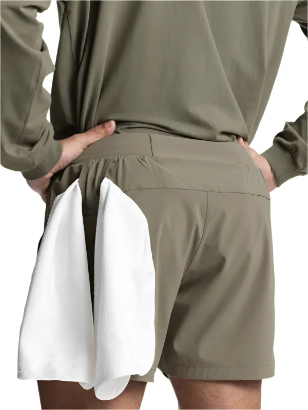 TEEK - Mens Two-Piece Multi-Pocket Sports Shorts
