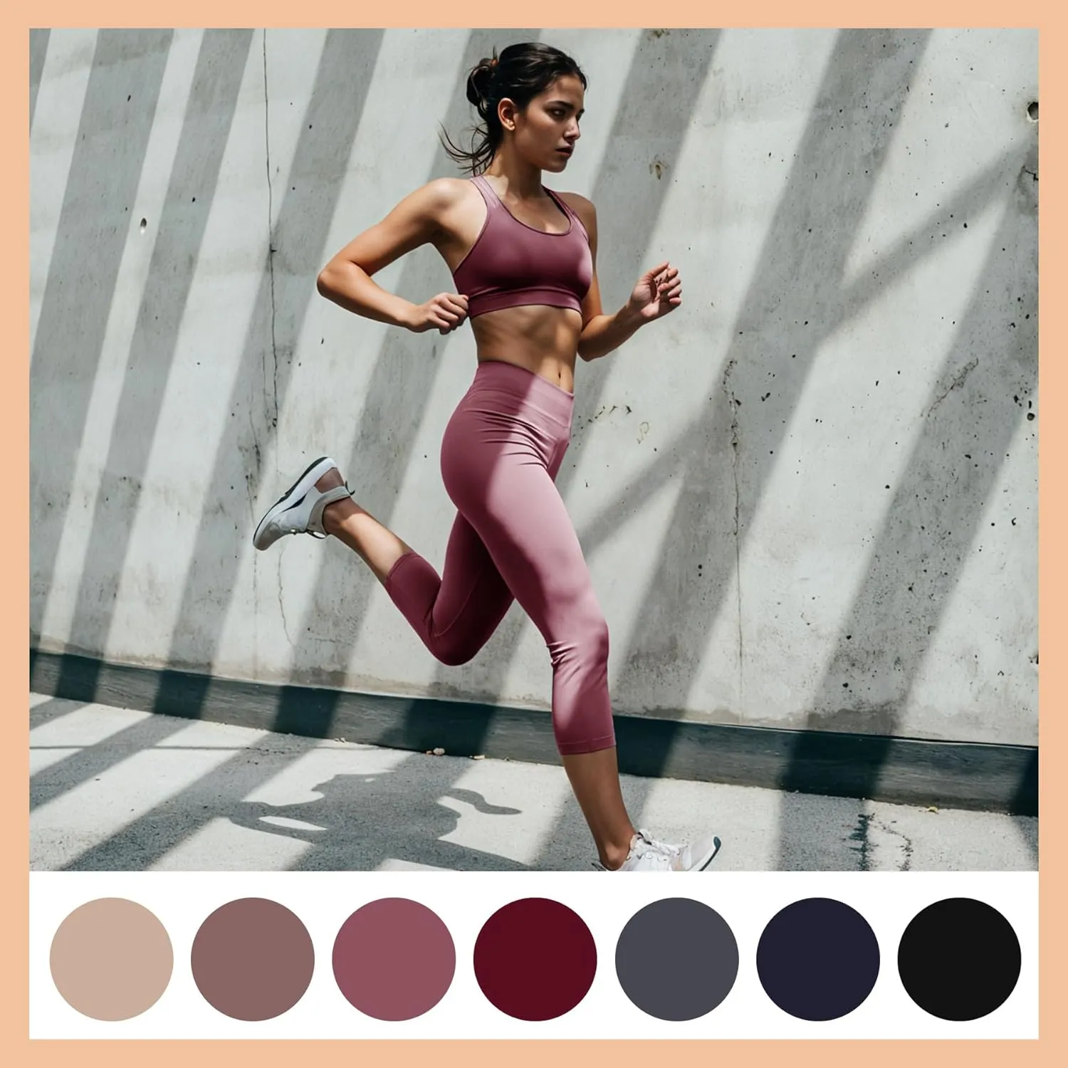 TNNZEET 7 Pack Leggings for Women - High Waisted Yoga Pants with Pockets Black Leggings Women Full Length & Capri
