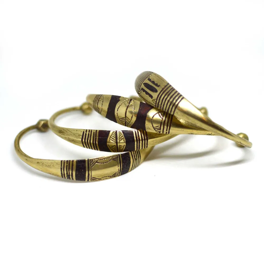 Unisex Black Etched Tuareg Bracelets *Restocked*