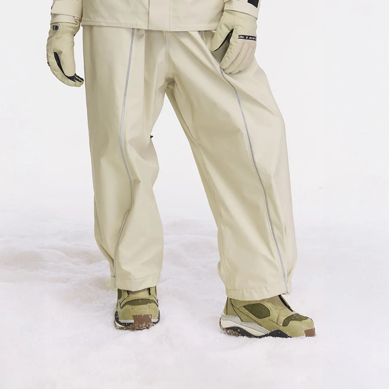 Vector Glow White 3L Snowpark Side Bag Pants