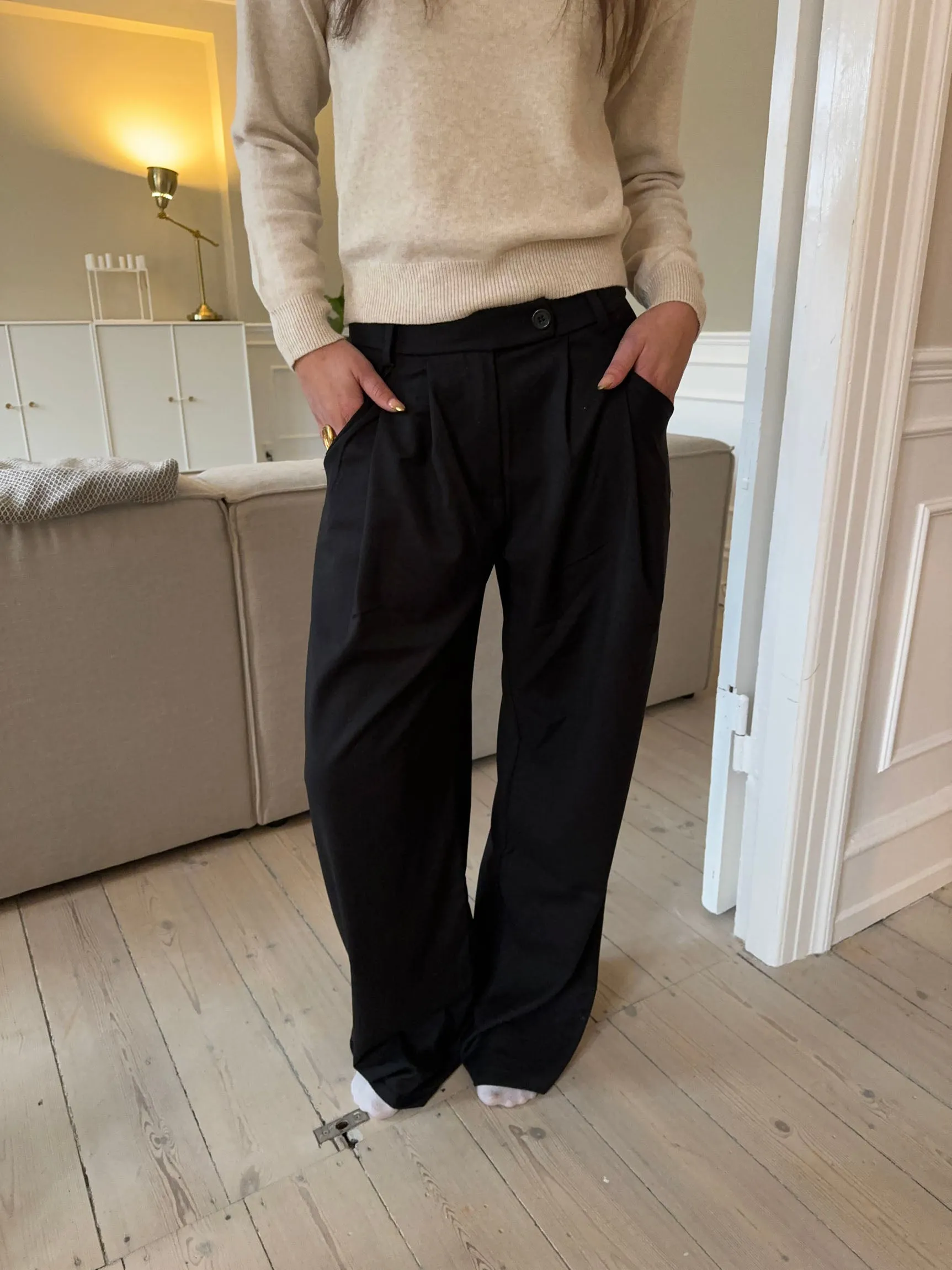 Vibe oversized suit pants - Black