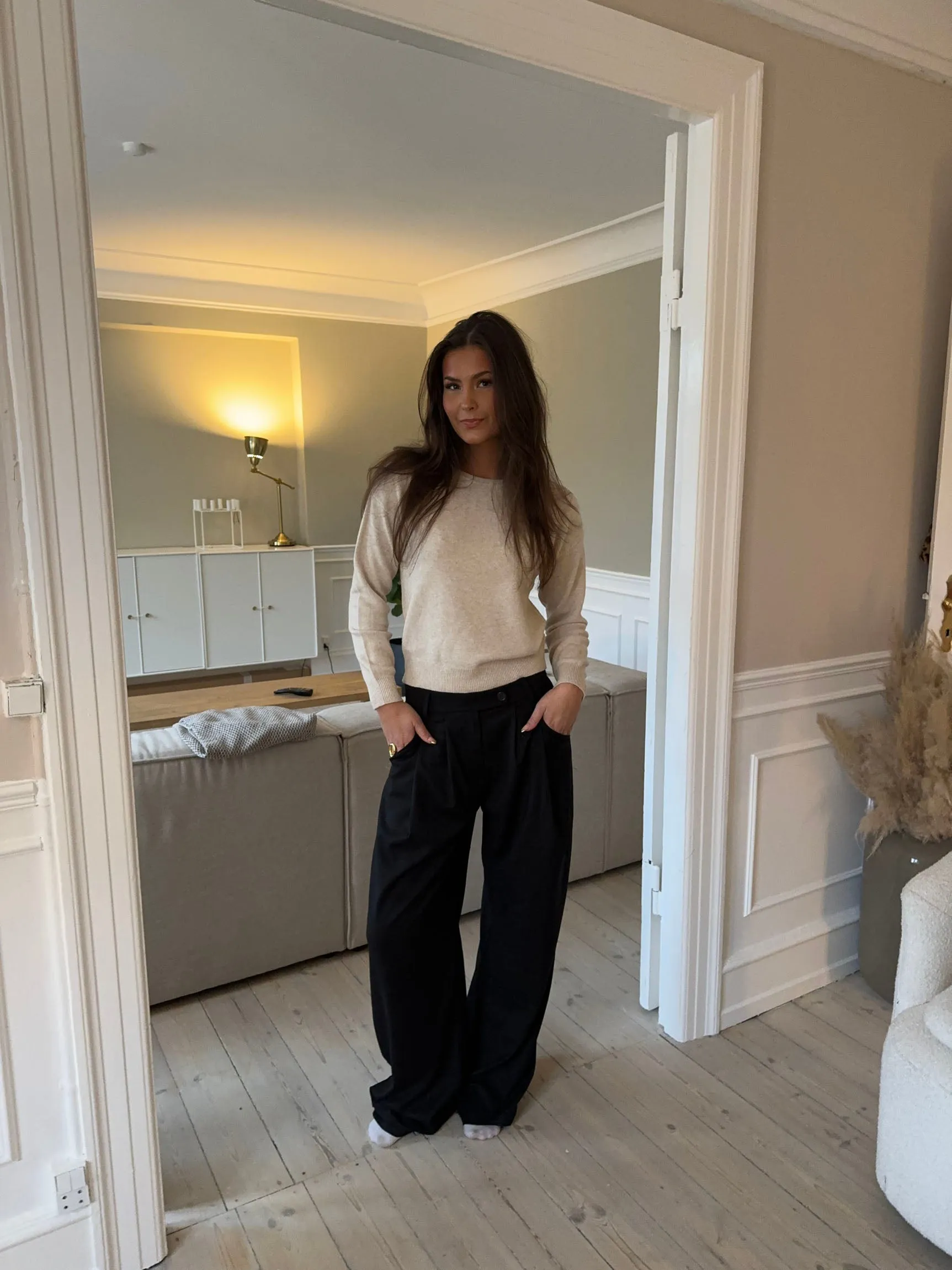 Vibe oversized suit pants - Black