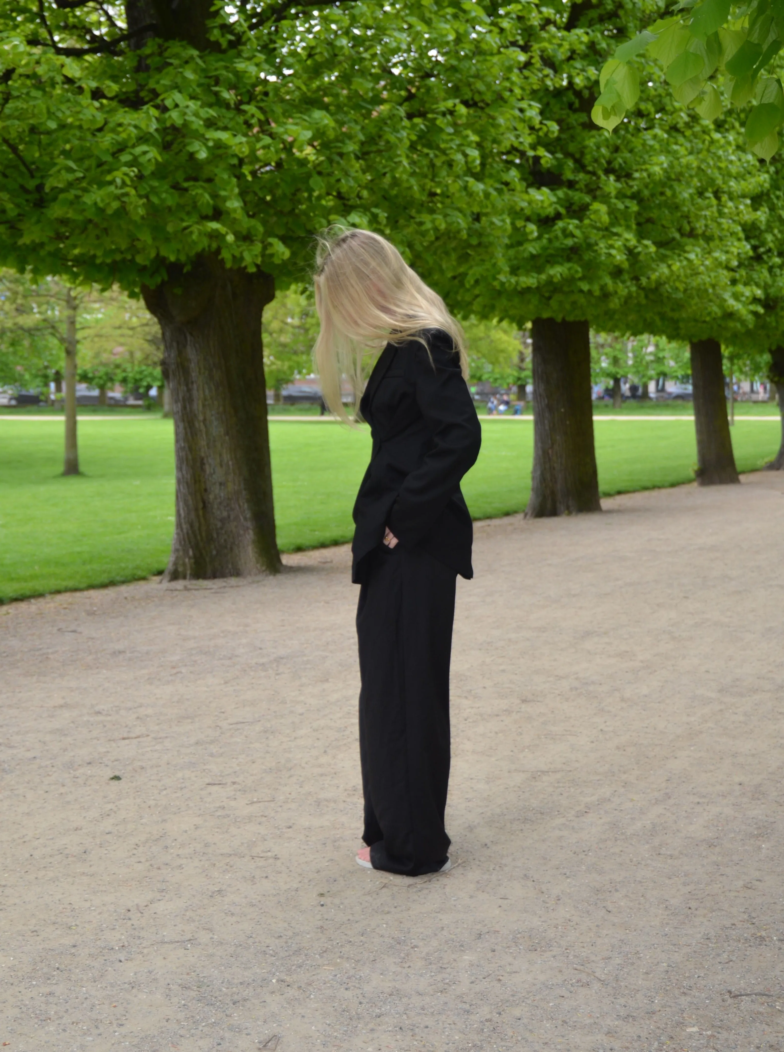 Vibe oversized suit pants - Black