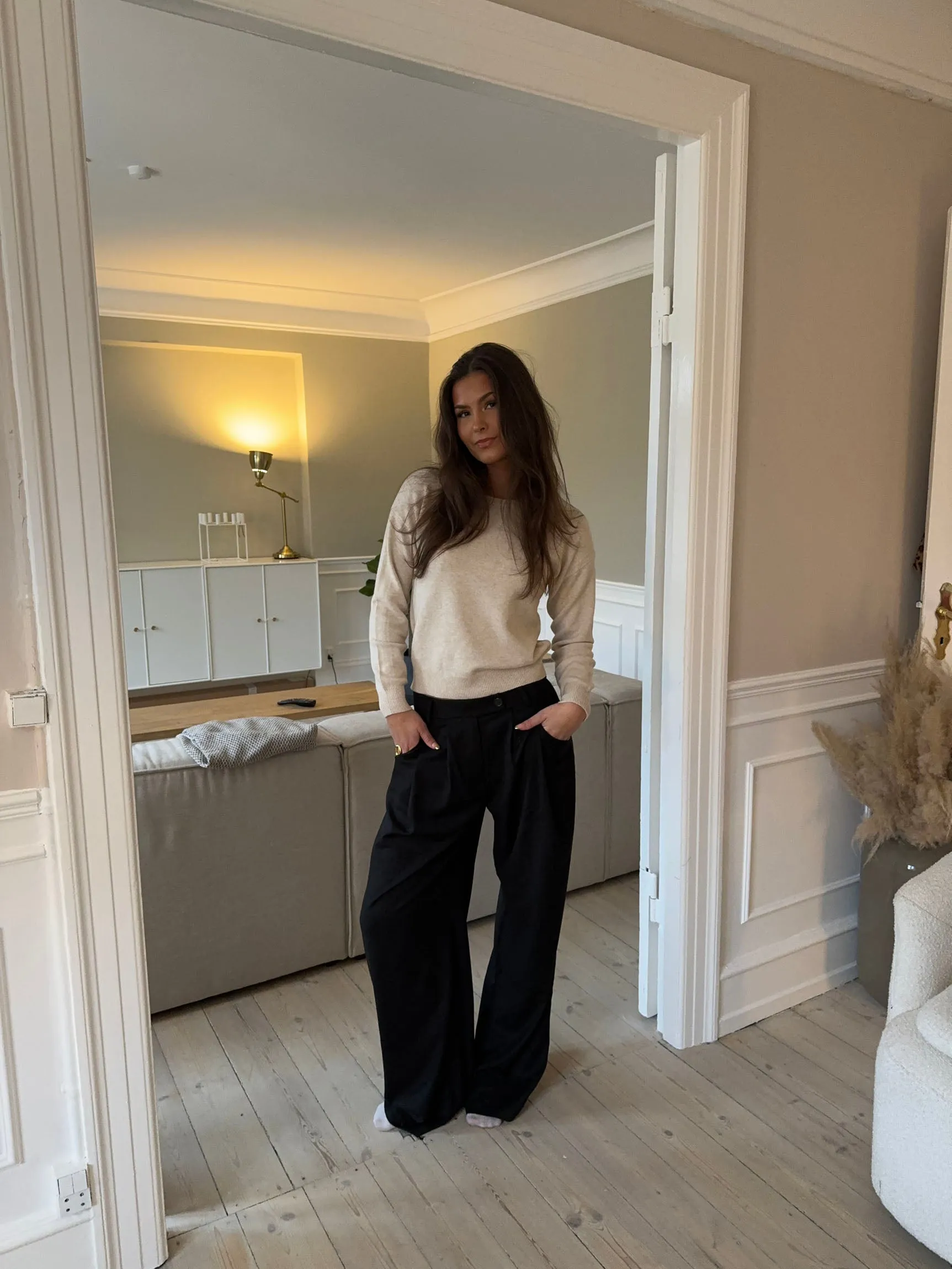 Vibe oversized suit pants - Black