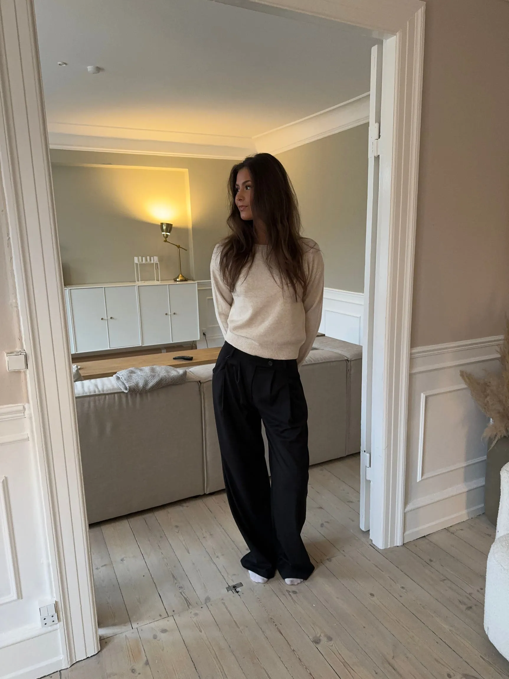 Vibe oversized suit pants - Black