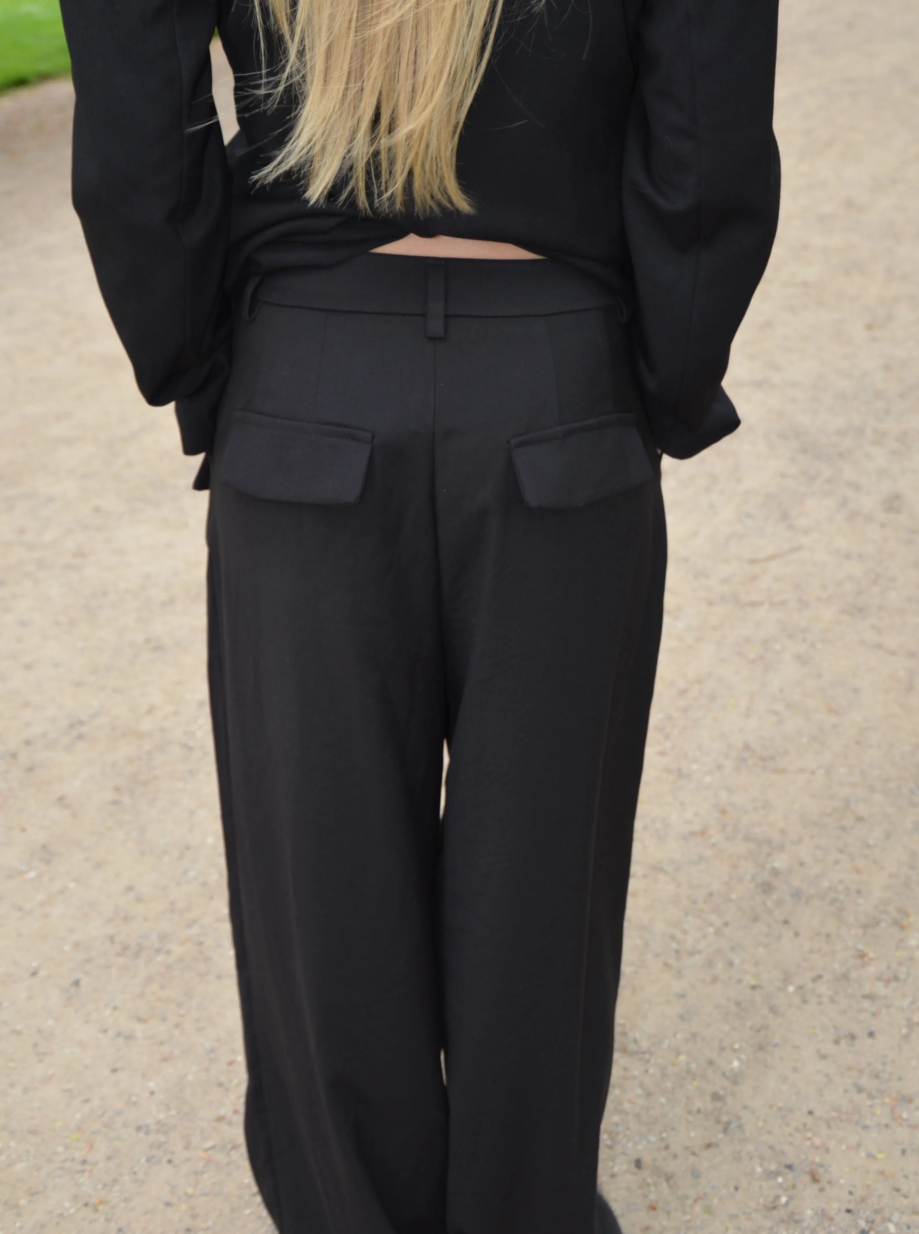 Vibe oversized suit pants - Black