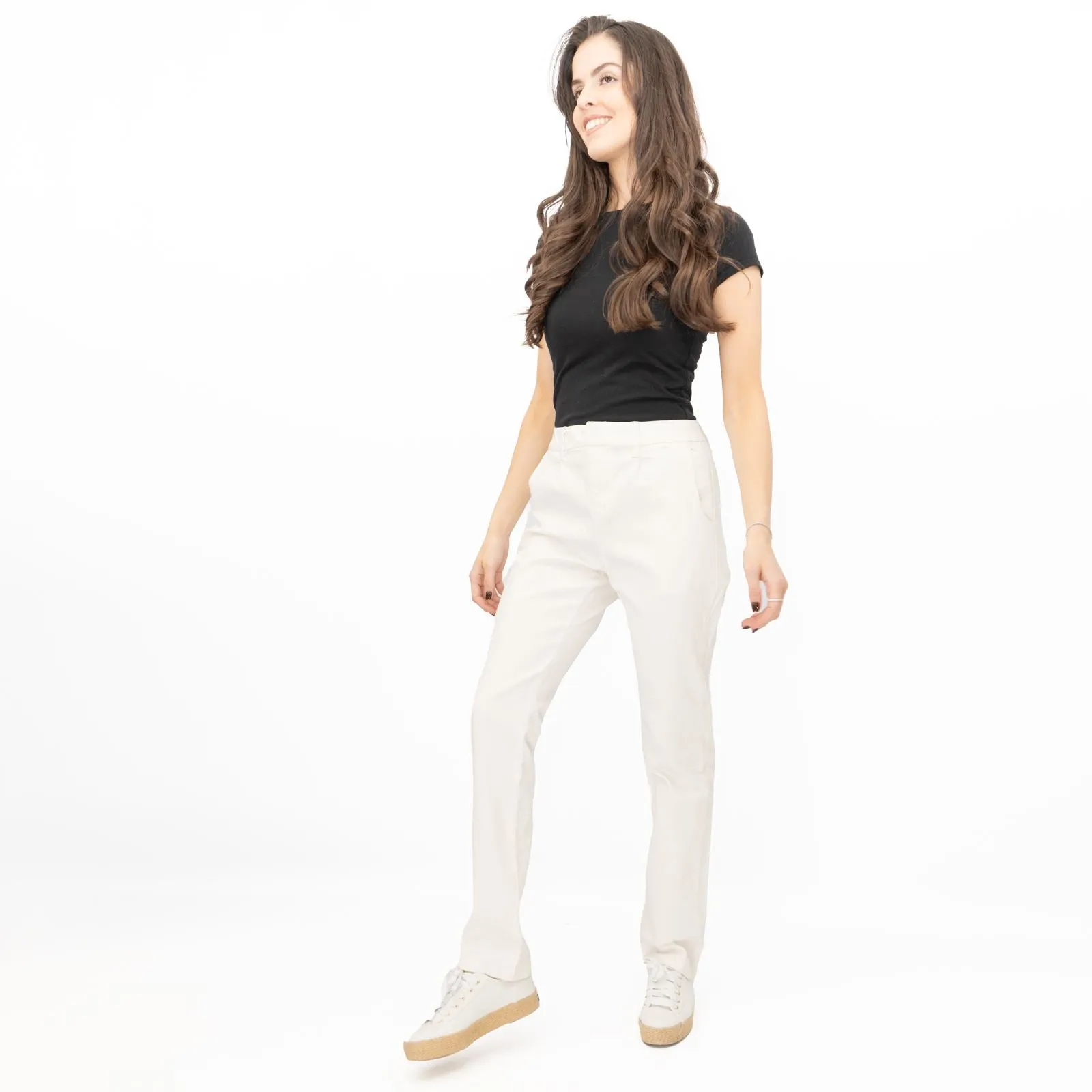White Stuff Stretch Trousers White