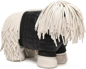 Women Fun Dog Shaped Crossbody Shoulder Bag Handbag PU Leather Unique Novelty Dog Shaped Purse