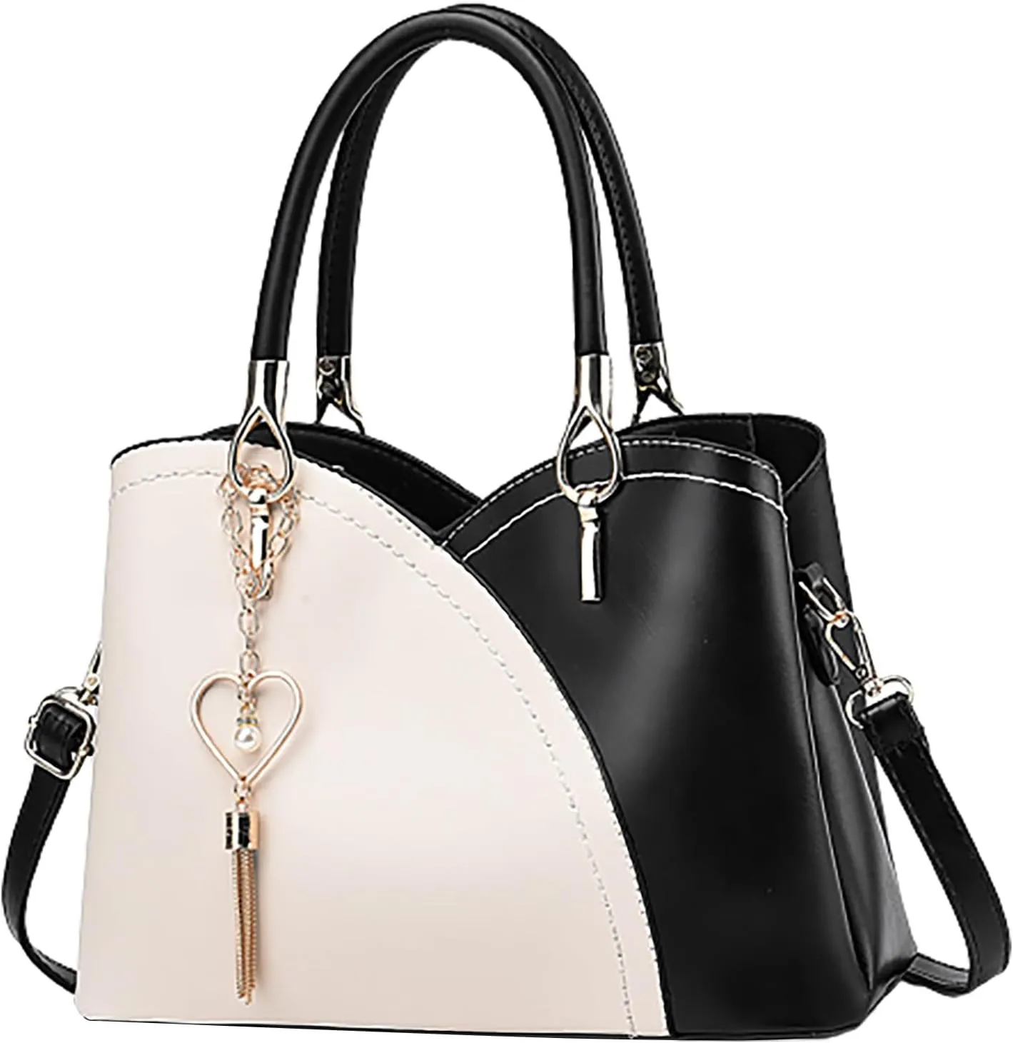 Women's 2025 Fashion Colored Handbag Large Capacity Soft Leather Women's Bag Single Shoulder Crossbody (BK1, One Size)