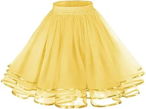 Women's A-Line High Waisted Midi Skirt Women's Candy Color A Line Skirts Princess Mini Skirts Flared Casual Skirt