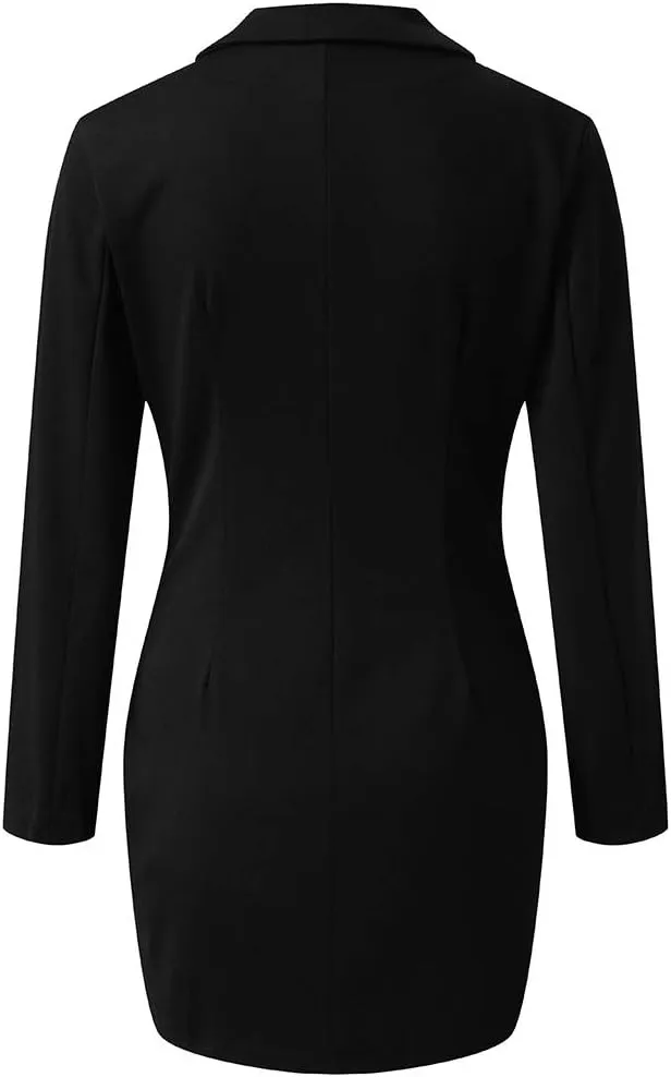 Womens Blazer Open Front Sexy Elegant Formal Suit Jackets Dress for Work Office Business Coat Foreign Jackets