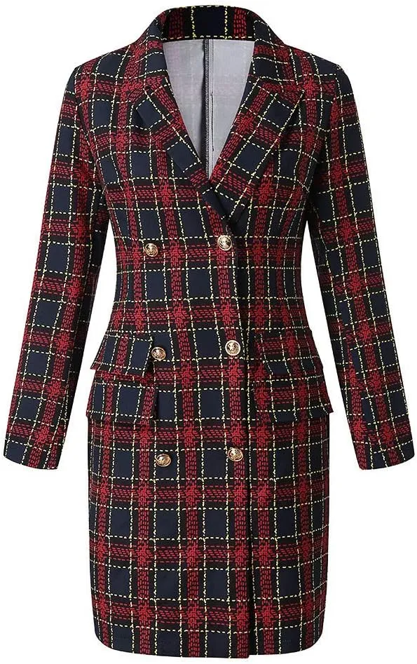 Womens Blazer Open Front Sexy Elegant Formal Suit Jackets Dress for Work Office Business Coat Foreign Jackets