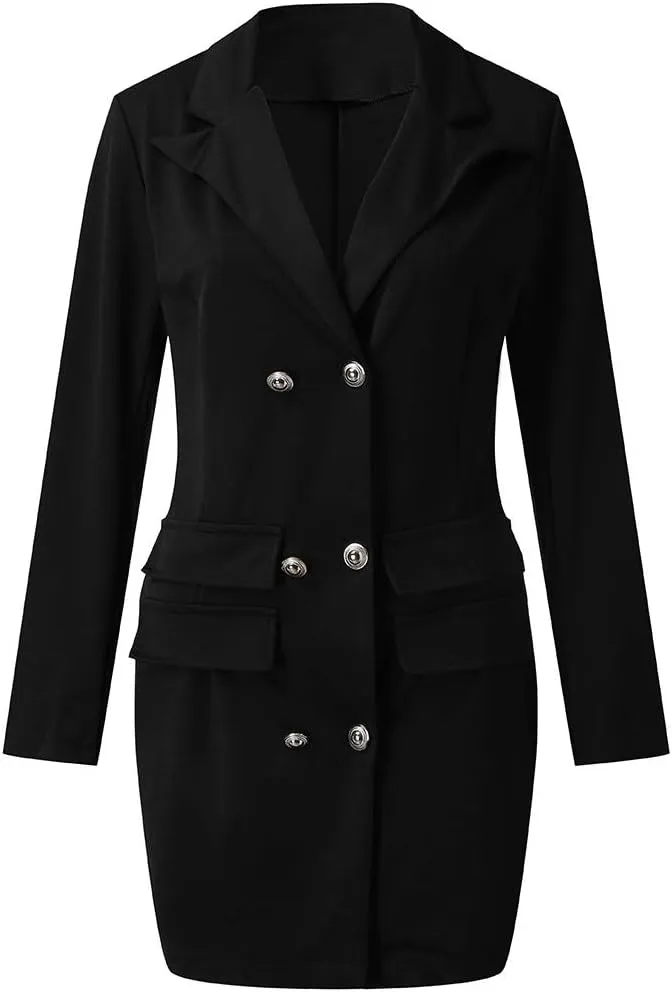 Womens Blazer Open Front Sexy Elegant Formal Suit Jackets Dress for Work Office Business Coat Foreign Jackets