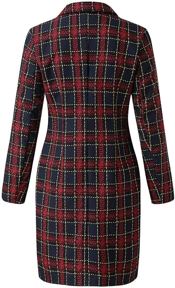 Womens Blazer Open Front Sexy Elegant Formal Suit Jackets Dress for Work Office Business Coat Foreign Jackets