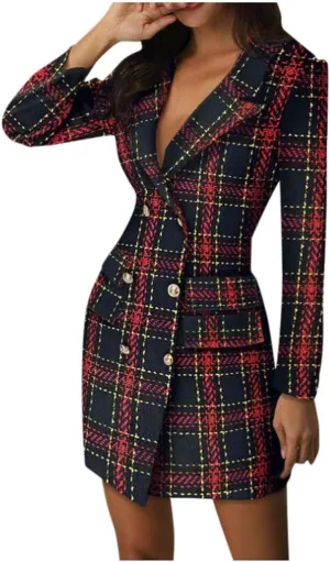 Womens Blazer Open Front Sexy Elegant Formal Suit Jackets Dress for Work Office Business Coat Foreign Jackets