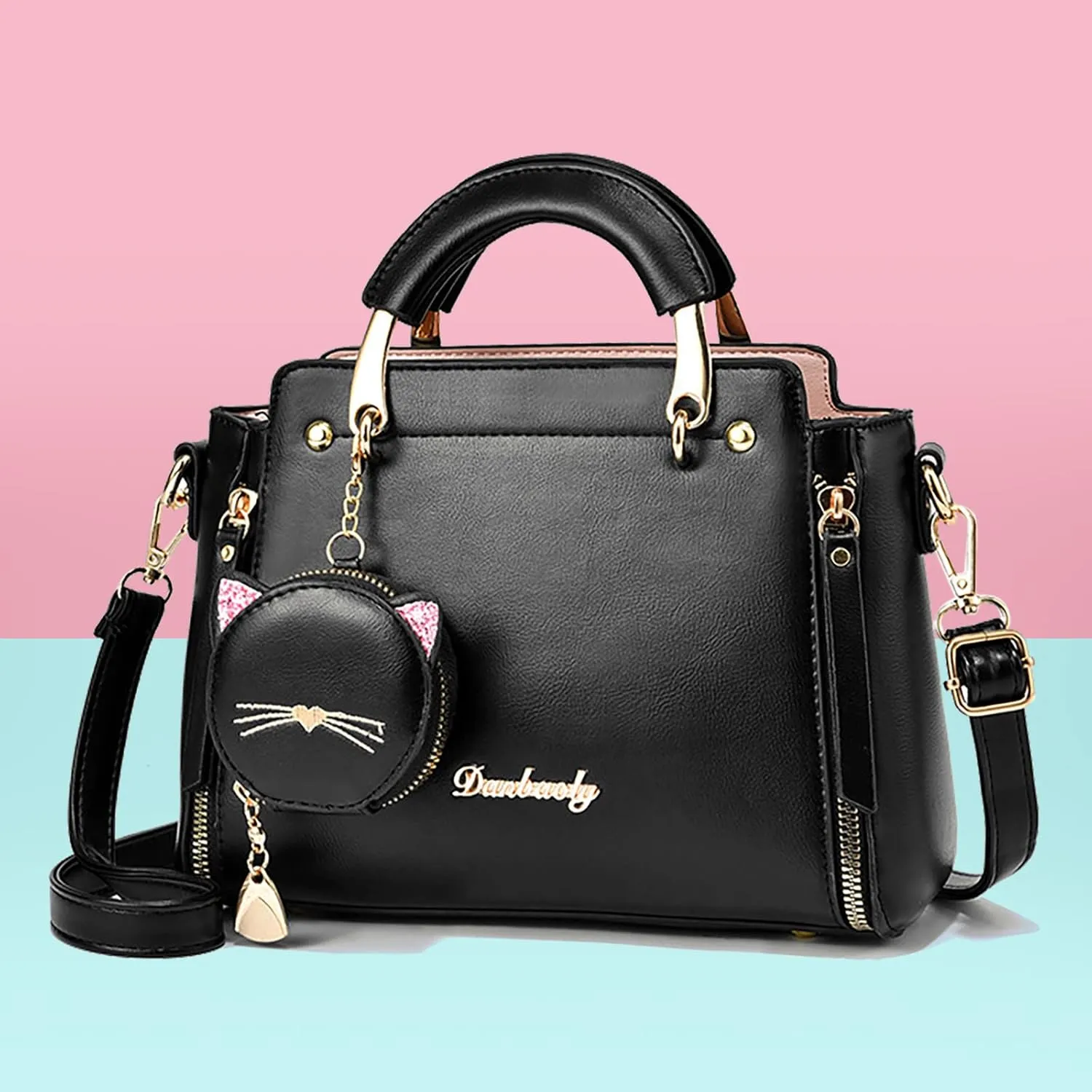 Women's Fashion Portable Shoulder Bag Messenger Bag Foldable Tote Bags