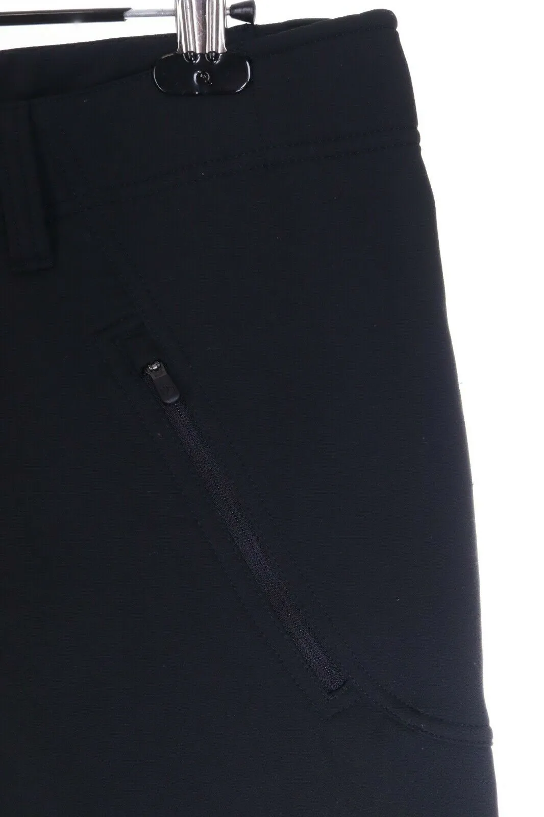 Women's FJALLRAVEN Black Nylon Fleece Hiking Outdoor Oulu Trousers Size uk 46