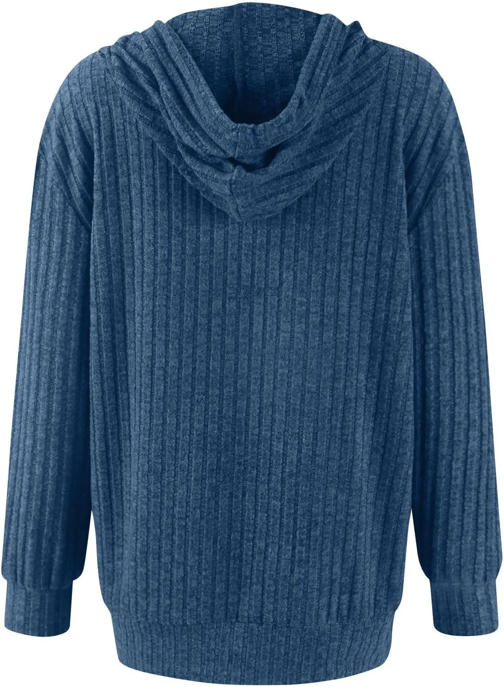 Womens Full Zip Hoodie Y2K Fuzzy Lightweight Oversized Sweatshirt Drawstring Open Cardigan Jacket Fall Winter Outfits