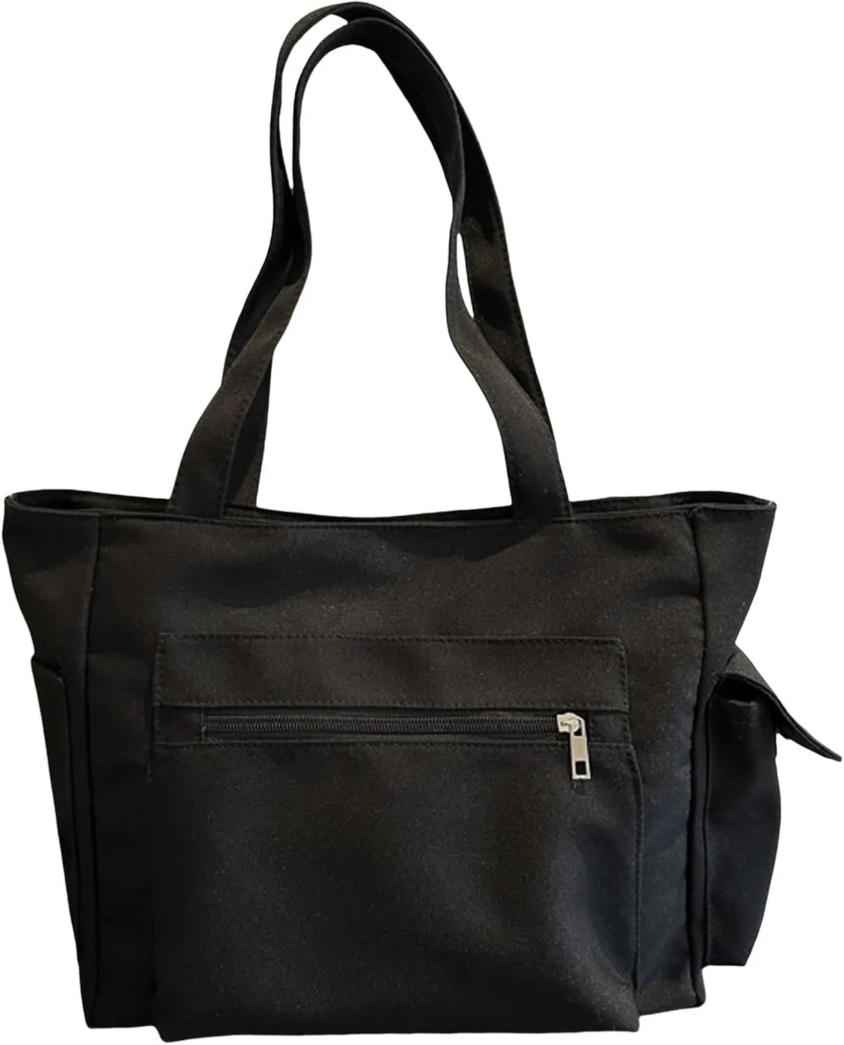 Womens Handbags Canvas Zipper Trendy Tote Bag Purse Top Handle Satchel Shoulder Bags Crossbody Messenger Bag