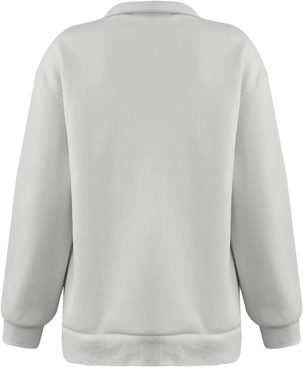 Womens Oversized Sweatshirts Crewneck Quarter-zip - Fall Fashion Pullover Outfits 2024 Y2k Clothes