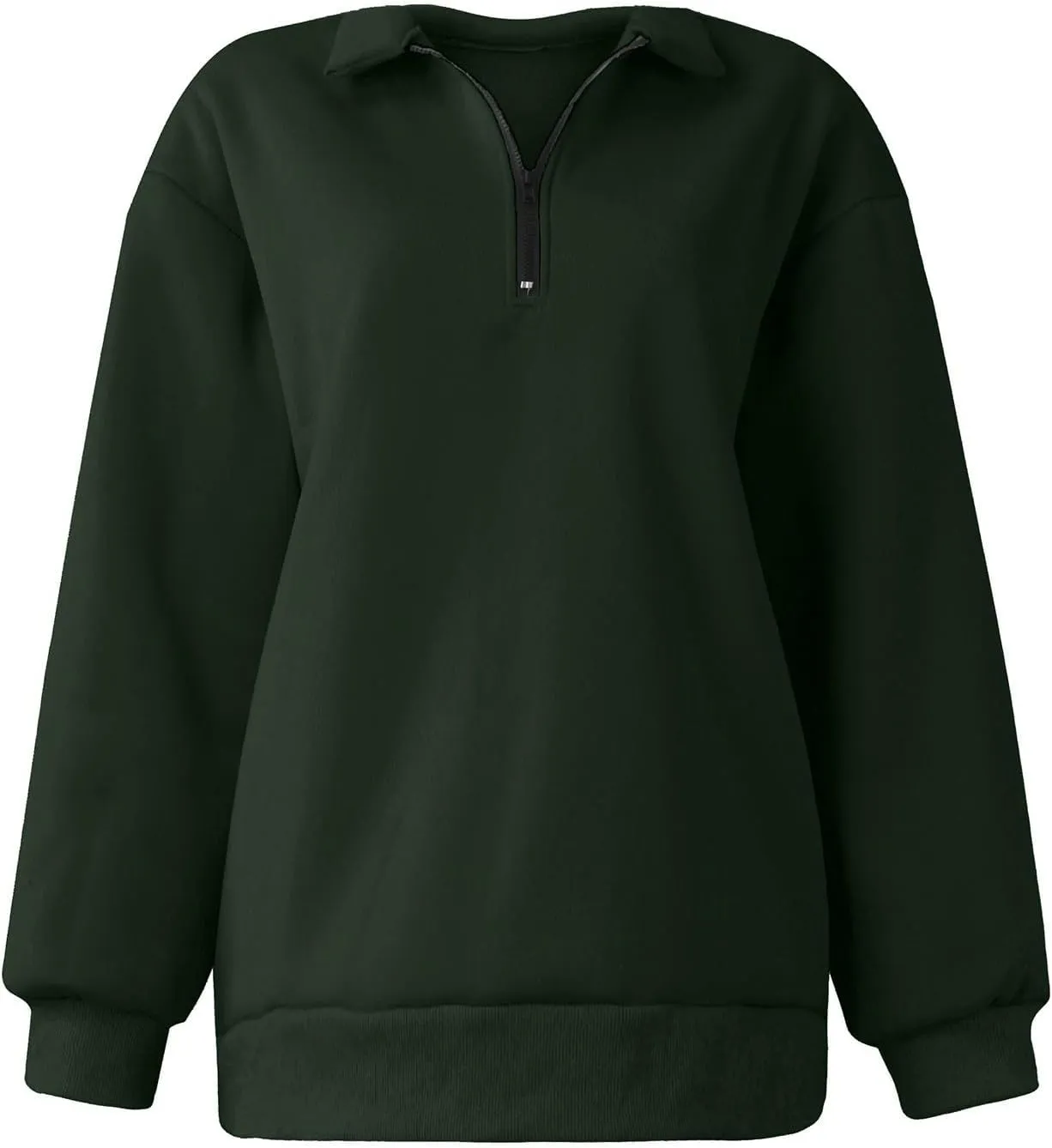 Womens Oversized Sweatshirts Crewneck Quarter-zip - Fall Fashion Pullover Outfits 2024 Y2k Clothes