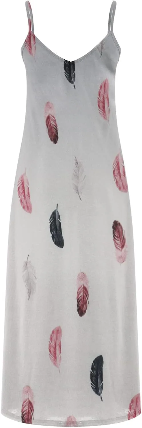 Womens Summer Dresses Boho Floral Graphic Print Maxi Dresses Loose Vintage Casual Fashion Sundresses