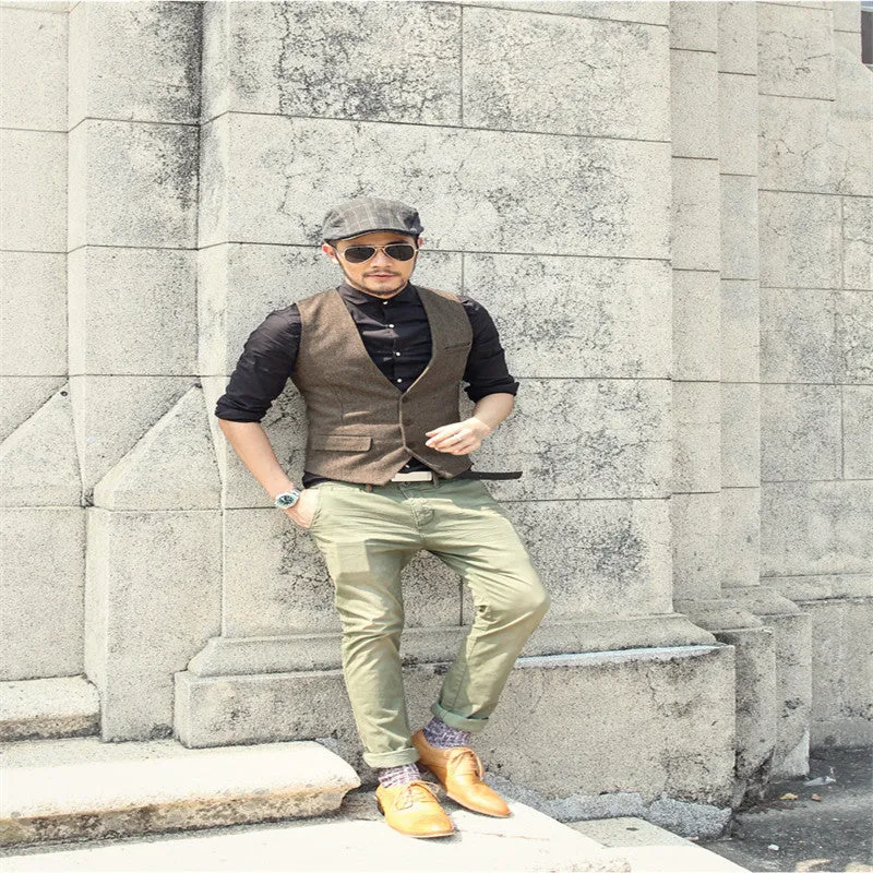 Woolen casual vest