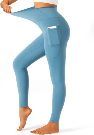 YOYOYOGA Yoga Pants Women Skin Friendly Leggings for Women Yoga Leggings Gym Workout Athletic Yoga Pants with Pockets