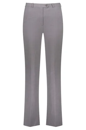 Zerres Anika 1303-983 97 Grey Wool Blend Stretch City Trousers