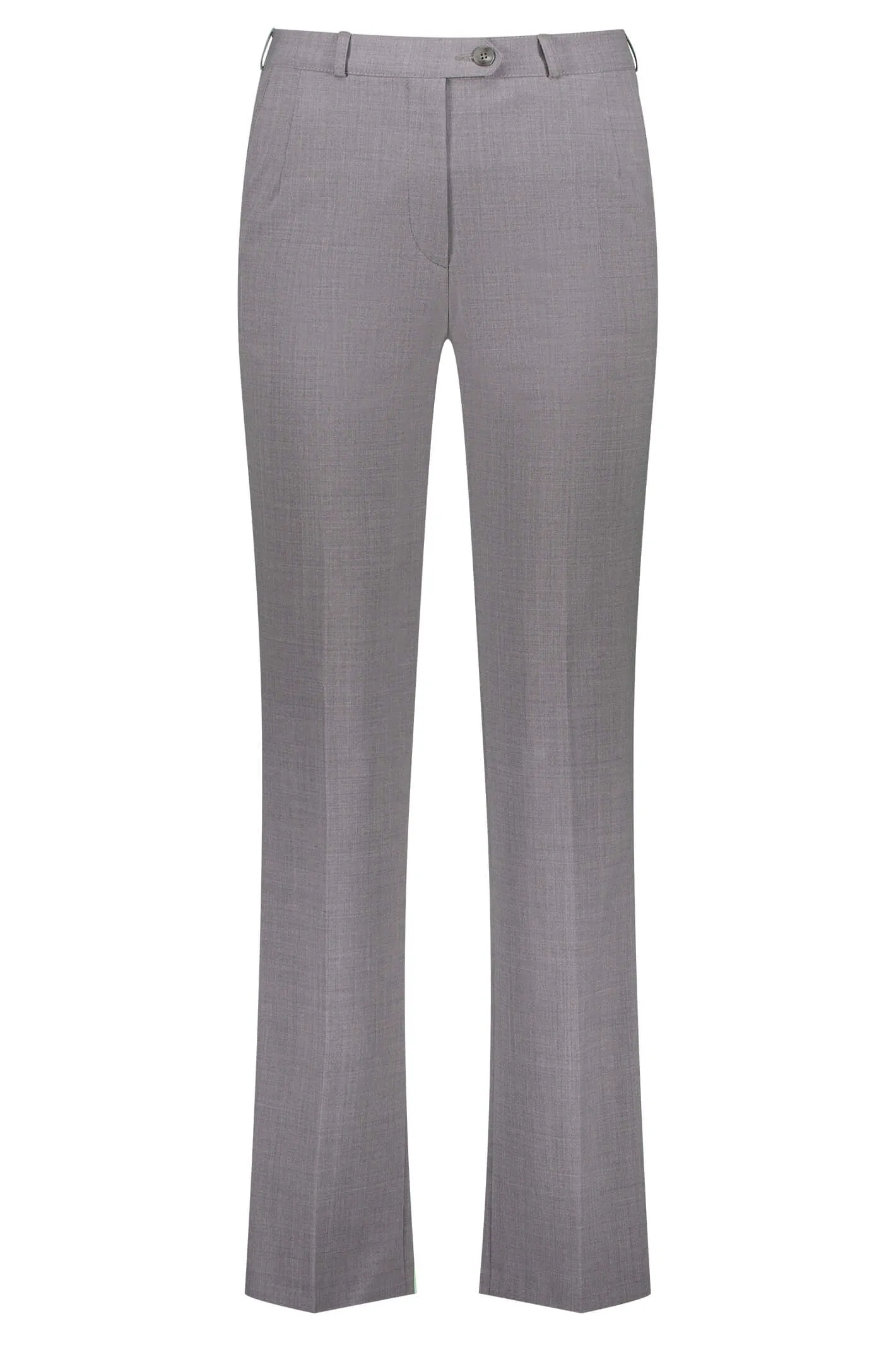 Zerres Anika 1303-983 97 Grey Wool Blend Stretch City Trousers